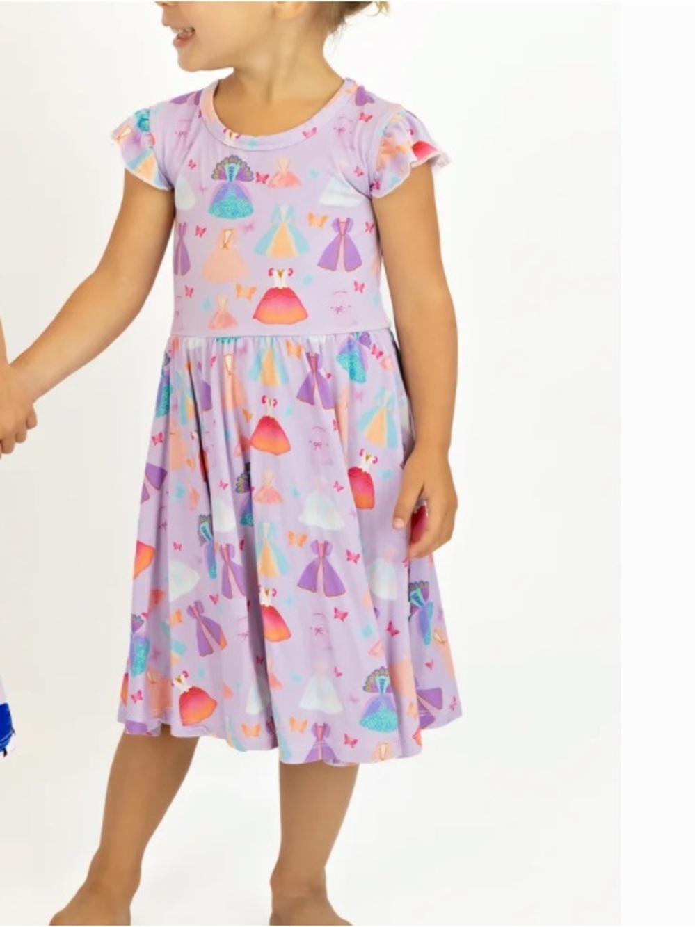 Cozy Castle Bamboo Flutter Dress 3T NWT